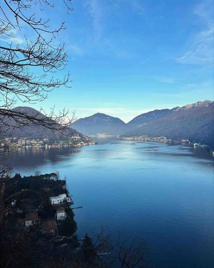 Rifugio Sul Lago Di Lugano A Porto Ceresio Bagian luar foto
